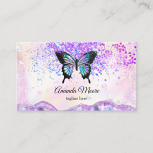 butterfly life beauty salon nail salon makeup busi business card