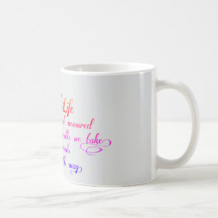 butterfly like life coffee mug
