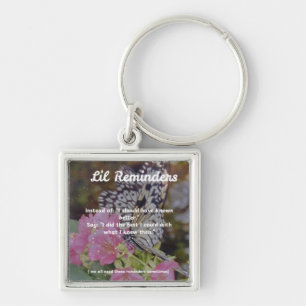 Butterfly Lil Reminder Gift  Keychain