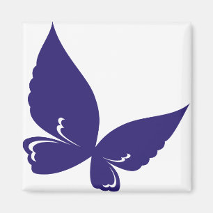 Butterfly Lilac Insect Nature Magnet