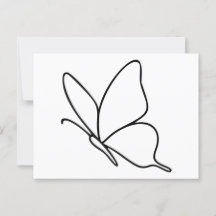 Butterfly Line Art – Insect Illustration