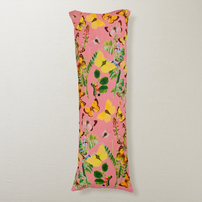 Butterfly Love Body Pillow (Front Vertical)