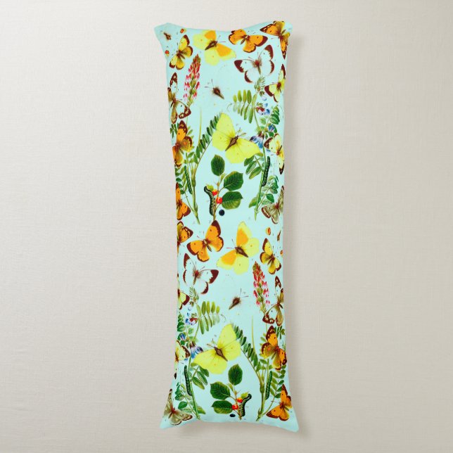 Butterfly Love Body Pillow (Front Vertical)