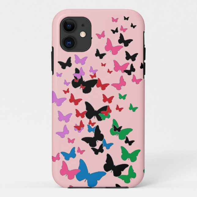 Butterfly love multicolor iphone 5 case (Back)