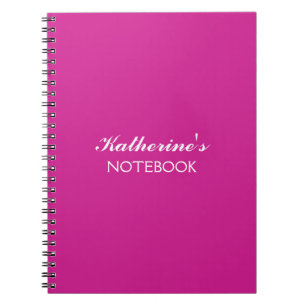 Butterfly Love Solid Colour Magenta 1 Personal Notebook