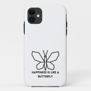 Butterfly Lovers: Happiness Is Like A Butterfly iPhone 11 Case