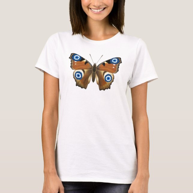 BUTTERFLY LUCKY EYE EVIL EYE FOR PROTECTION T-Shirt (Front)