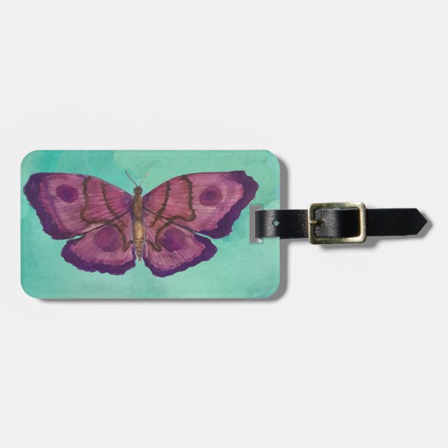 Butterfly Luggage Tag (Front Horizontal)