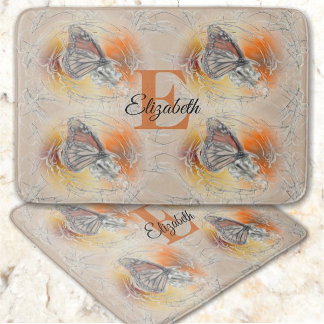 Butterfly Magic Bath Mat (Creator Uploaded)