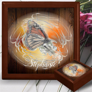 Butterfly Magic Jewellery Keepsake Box