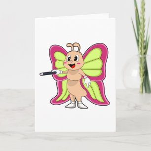 Butterfly Magic wand Card