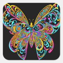BUTTERFLY MANDALA ART FOR SPIRITUAL MEDITATION