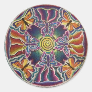 Butterfly Mandala Sticker