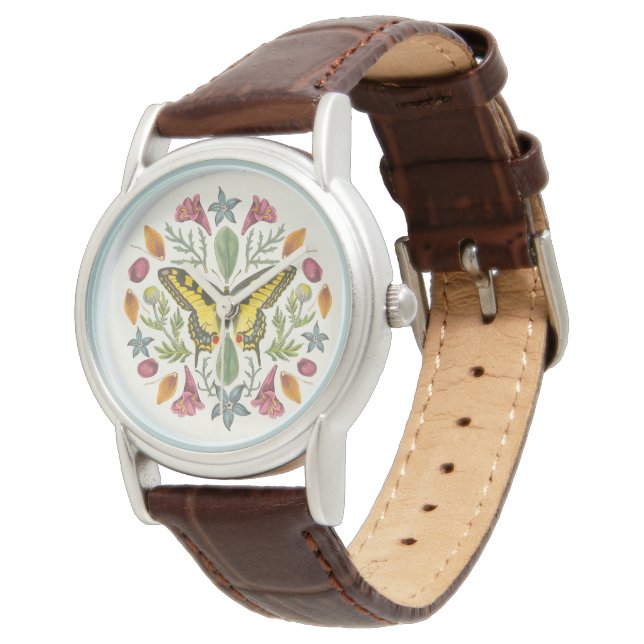 Butterfly Mandala Watch (Angled)