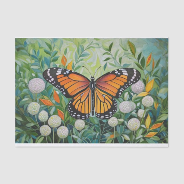 Butterfly Meadow, Monarch & Dandelion Dreams Tissue Paper (Front)