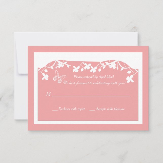 Butterfly Meadow Response Card (Front)