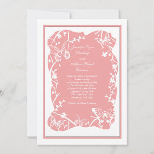 Butterfly Meadow Wedding Invitation
