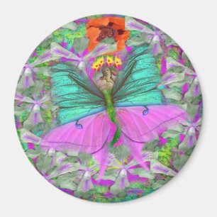 Butterfly Mermaid by Power Flower Magnet