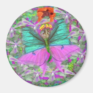 Butterfly Mermaid by Power Flower Magnet