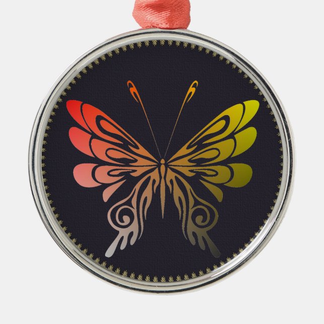 Butterfly Metal Ornament (Front)