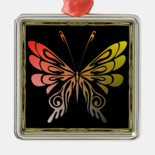 Butterfly Metal Ornament