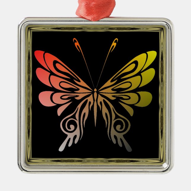 Butterfly Metal Ornament (Front)