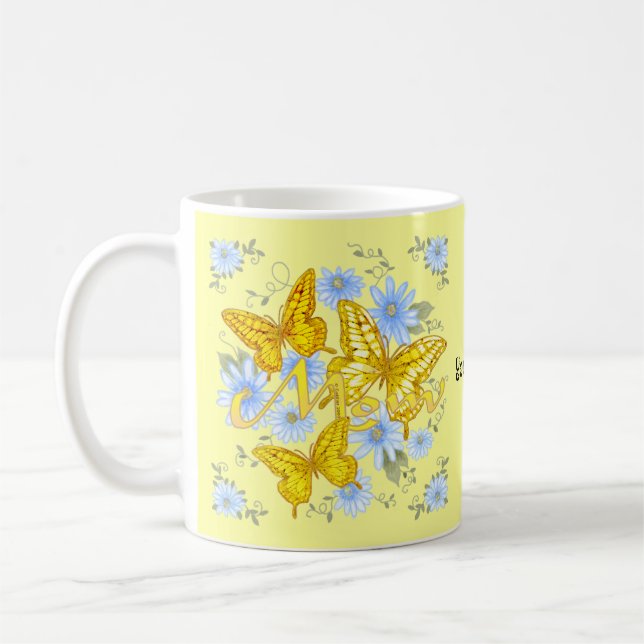 Butterfly Mom   Coffee Mug (Left)