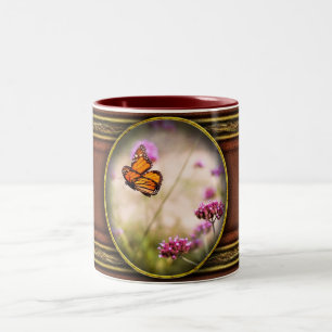 Butterfly - Monarach - The sweet life Two-Tone Coffee Mug