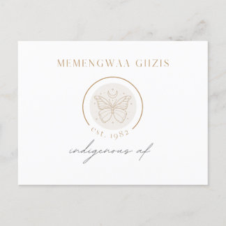 Butterfly Moon Postcard