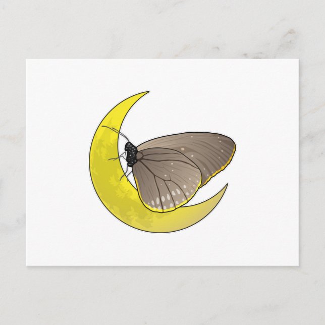 Butterfly Moon Postcard (Front)