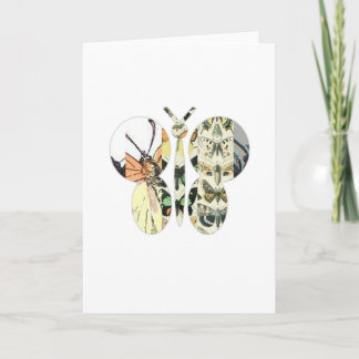 Butterfly — Mosaic Greeting Card