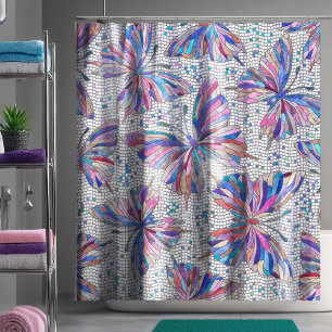 Butterfly Mosaic Pattern - pastels