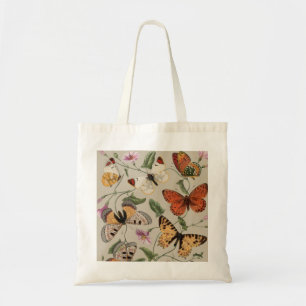 Butterfly Moth Nature Collection Drawing Tote Bag