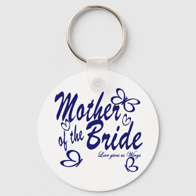 Butterfly/Mother of the Bride Keychain (Front)