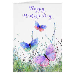 Butterfly Mother's Day Card - Customizable
