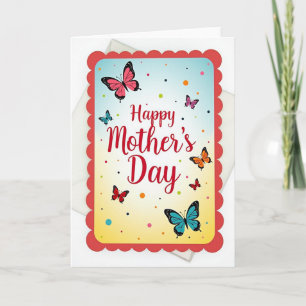 Butterfly Mothers Day Greeting Card