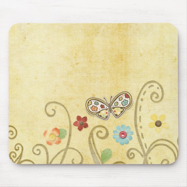 Butterfly Mouse pad (Front)