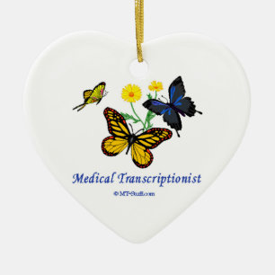 Butterfly MT Ceramic Ornament