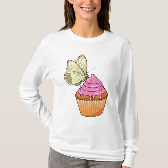 Butterfly Muffin T-Shirt (Front)