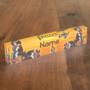 Butterfly Nameplate