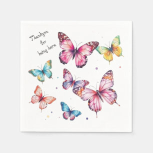 Butterfly napkin