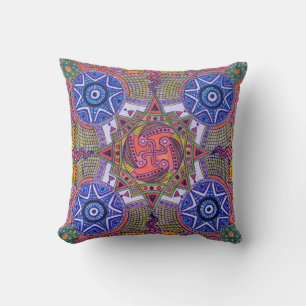 "Butterfly Nebula" (drawing) Throw Pillow