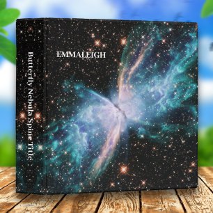 Butterfly Nebula Outer Space Binder