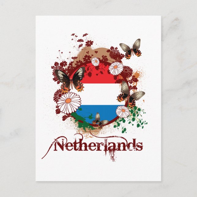 Butterfly Netherlands Postcard (Front)