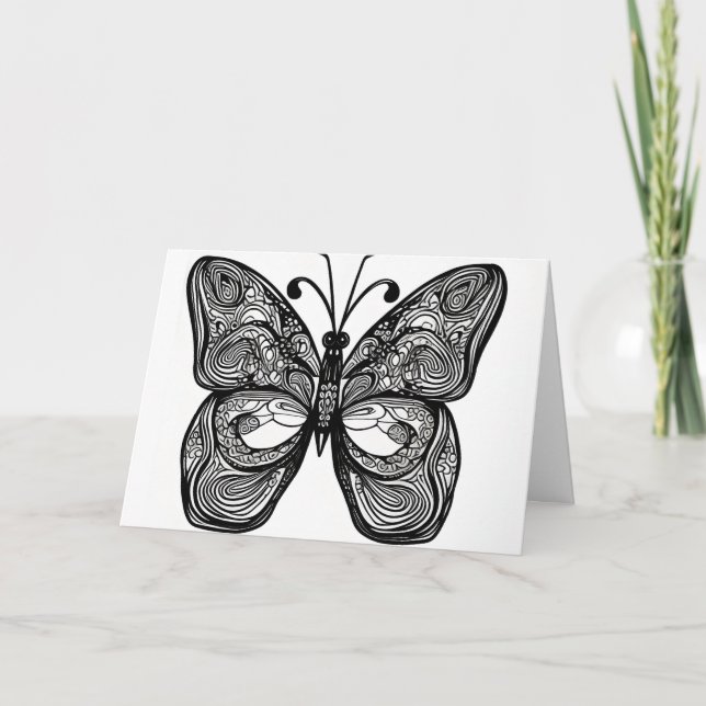 Butterfly Note Card (Front)
