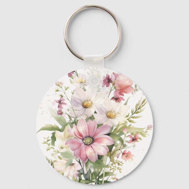 Butterfly Nursery Wall Art  Keychain (Front)