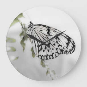 Butterfly on a Branch Large Clock