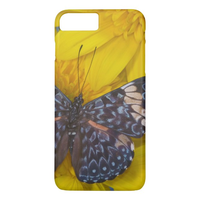 Butterfly on a Yellow Flower Case-Mate iPhone Case (Back)