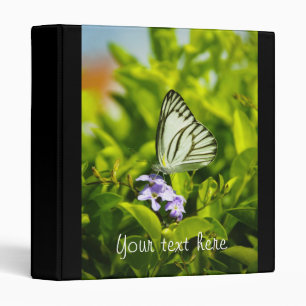 Butterfly on flower Binder