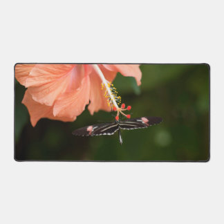Butterfly on Flower Desk Mat